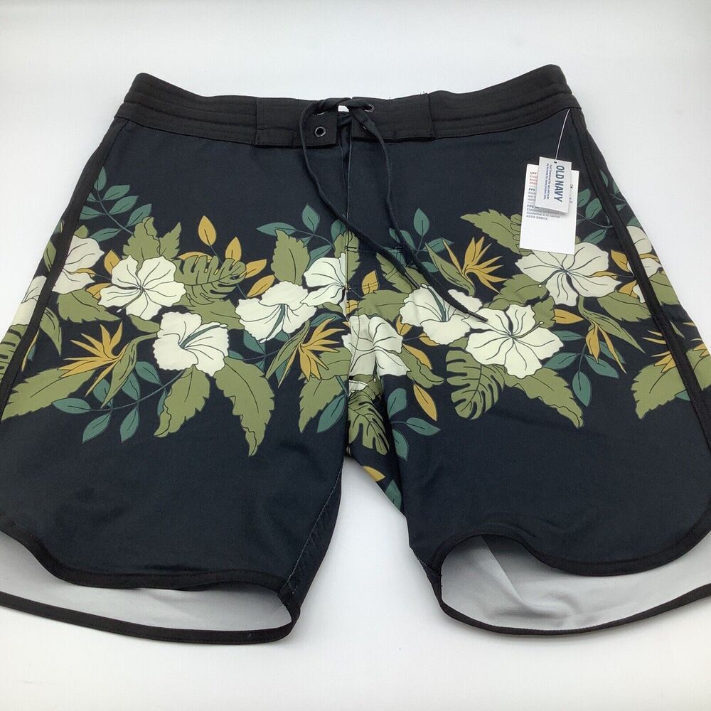 Old Navy Mens Floral‎ Board Shorts Size 30 NWT